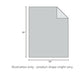 Kritter Planet Waterproof Cooling Dog Mat, Soft Pet Blanket for Summer, Lightweight Outdoor Mat, Reversible Furniture Cover, 20 x 30 inch, Grey