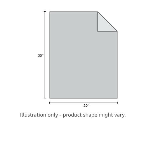 Kritter Planet Waterproof Cooling Dog Mat, Soft Pet Blanket for Summer, Lightweight Outdoor Mat, Reversible Furniture Cover, 20 x 30 inch, Grey