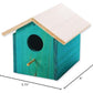 Wooden Birdhouse, Unfinished, Unassembled