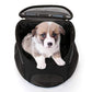 Dog Carrier Backpack Breathable for Small Pets/Cats/Puppies, Pet Carrier Bag with Mesh Ventilation, Safety Features and Cushion Back Support, for Traveling, Hiking, Camping, Walking & Outdoor, Black