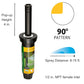 Rain Bird 1804QDS Professional Dual Spray Pop-Up Sprinkler, 90° Quarter Circle Pattern, 8' - 15' Spray Distance, 4" Pop-up Height