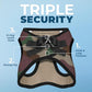 Voyager Step-in Air Dog Harness - All Weather Mesh, Reflective, No Pull Harness for Small, Medium Dogs, Cats - Secure with Hook & Loop Fastener, Buckle, Double D-Rings - Army/Black Trim, S