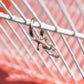 Pssopp 12Pcs Pet Birds Cage Metal Hook Clip, Iron Anti Escape Pet Bird Cage Door Buckle Lock Claw Snap Hook for Home Use Pet Supplies