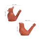 KVMORZE 2Pcs Bird Water Whistles, Funny Ceramic Water Whistles, Warbler BirdWhistles Noise Makers, Purple Clay Pottery Waterfowl Whistle for Birthday Favors Gifts or Outdoor Accessories