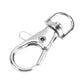 Pssopp 12Pcs Pet Birds Cage Metal Hook Clip, Iron Anti Escape Pet Bird Cage Door Buckle Lock Claw Snap Hook for Home Use Pet Supplies
