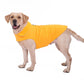 Fleece Dog Coat Pet Jacket Reflective for Cold Weather for Extra Large to Small Pets(Yellow,M)