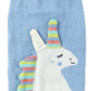 Unicorn Costume for Pets Holiday Festive Dog Clothes Sweater for Large Dogs Girl, Blue X-Large (19" Back Length)