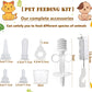 Cassielhouse Pet Feeding Bottle,pet Feeding Tool,Pet Syringe,Pet Nursing kit,Pet Puppy Bottles,Pet Pill Shooter Dispenser,Dog cat Feeding Bottle,Small Animal Silicone Nipples