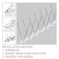 LOEK Pigeon Spikes, Bird Spikes,The Bird Thorn Bird Deterrent, Spikes Stainless Steel, Anti Bird Spikes, for Fence Roof Window Bird Deterrent Spikes, Bird Spikes for Pigeons and Other Small Birds