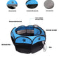MEHONGCAN Portable Pet Playpen,Foldable Dog Playpen for Dogs and Cats,Rabbits,Pet Exercise Pet Tents Indoor Outdoor Use (S(28.7" x 28.7" x 16"), Blue)