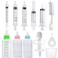 Cassielhouse Pet Feeding Bottle,pet Feeding Tool,Pet Syringe,Pet Nursing kit,Pet Puppy Bottles,Pet Pill Shooter Dispenser,Dog cat Feeding Bottle,Small Animal Silicone Nipples