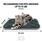 furrybaby Dog Bed Mat Flat Crate Mat with Anti-Slip Bottom Machine Washable Pet Kennel Pad for Dog Sleeping (XS 22x13'', Grey Mat)