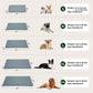 BALANCE Dog Crate Pad, Dog Foam Crate Mat Kennel Pad, Washable Water-Resistant Pet Bed Flat Dogs Cage Mat for Small Dogs