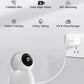 ORANZI WiFi Indoor Security Camera, Pet Camera with Phone APP, Pan/Tilt Wireless Cameras for Home Security 360, Smart Camera with Motion Detection, 2-Way Audio, Siren,Work with Alexa (not SD Card)