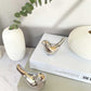 ITrixgan Small Silver Birds Shelf Decor Modern Style Figurine Cute Table Top Animal Decorations for Living Room, Bedroom, Office Desktop, Cabinets
