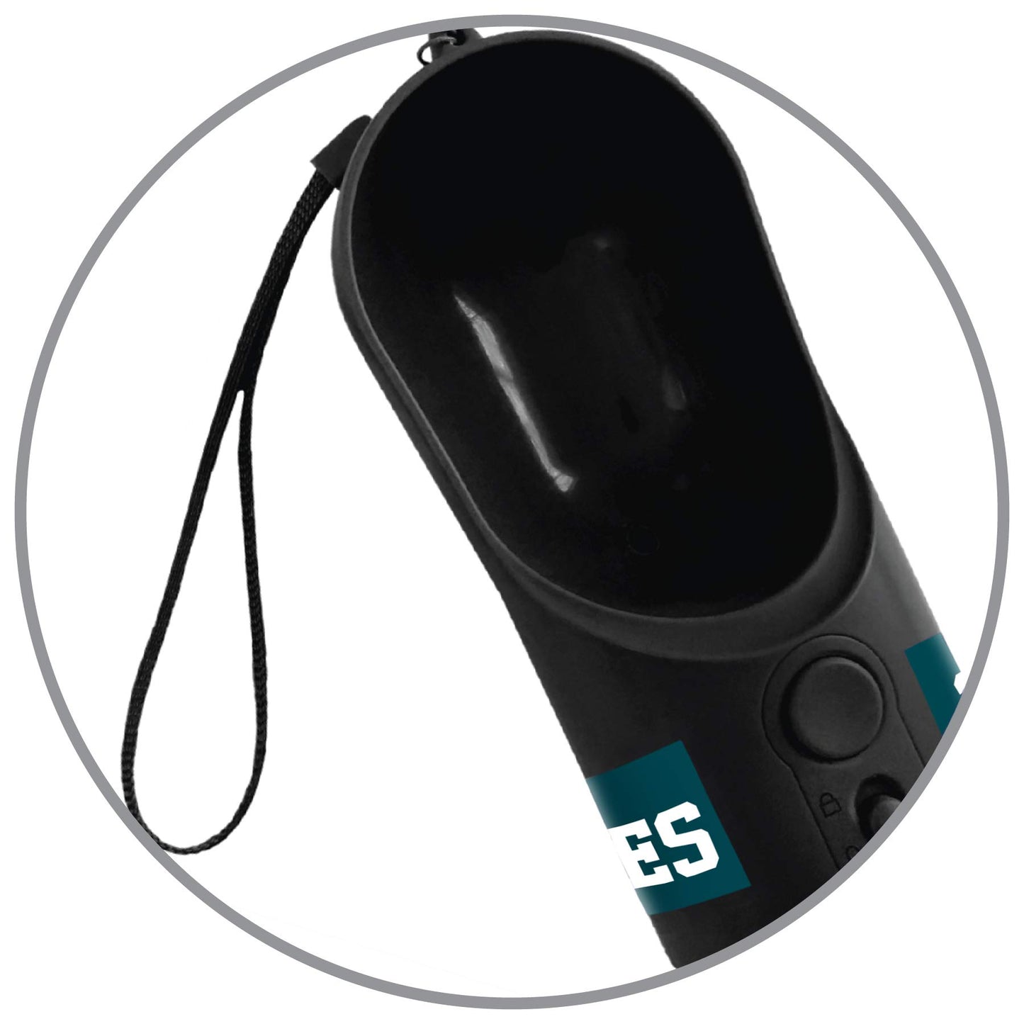Pets First Dog Water Bottle. NFL Philadelphia Eagles PET Water Bottle. Best Cat Water Bottle. Water Fountain Dispenser for Dogs & Cats., Black, 13.5oz (PHL-3344)