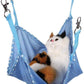 Winnsty Cat Hammock Breathable Mesh Pet Hammock Bed, Under Chair Hammock Cradle Crib for Small Animals (Large)