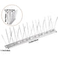 Bynccea Bird Spikes Stainless Steel Durable Bird for Small Birds, Poop-Disassembled Anti Bird Spikes Smooth Polishing Harmless Deterrent Nest Prevention Bird Off Spike