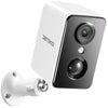 DETIKO Outdoor Camera Wireless, 2.4GHz WiFi Battery Cameras 2K Color Night Vision AI Motion Detection 2-Way Talk IP66 Waterproof Surveillance Cameras for Home Security Indoor Outdoor Works with Alexa