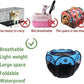 MEHONGCAN Portable Pet Playpen,Foldable Dog Playpen for Dogs and Cats,Rabbits,Pet Exercise Pet Tents Indoor Outdoor Use (S(28.7" x 28.7" x 16"), Blue)
