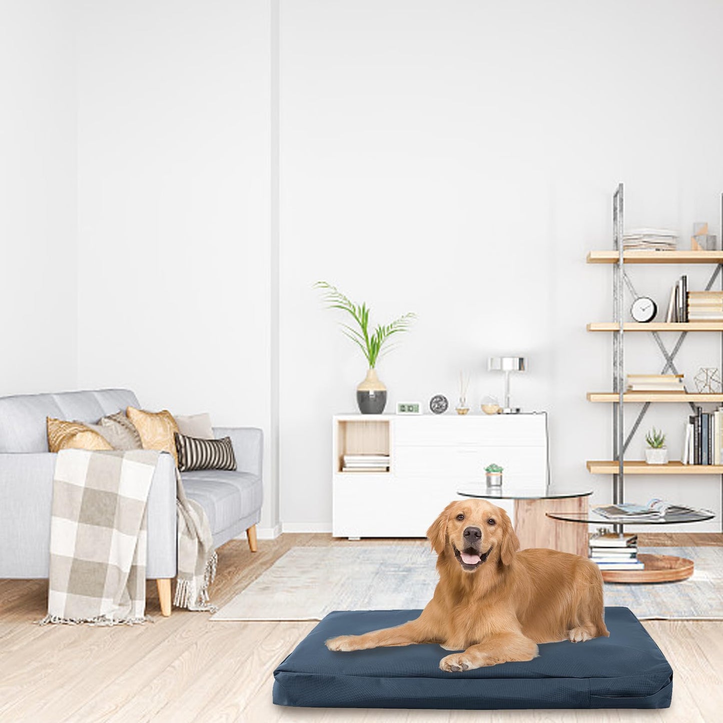 Waterproof Dog Bed Cover,Washable Removable Pet Dog Bed Replacement Cover for 30 Inch Crate,Water Absorbable Pet Puppy Bed Covers for Dogs Cat,29Lx18Wx3.5H inch
