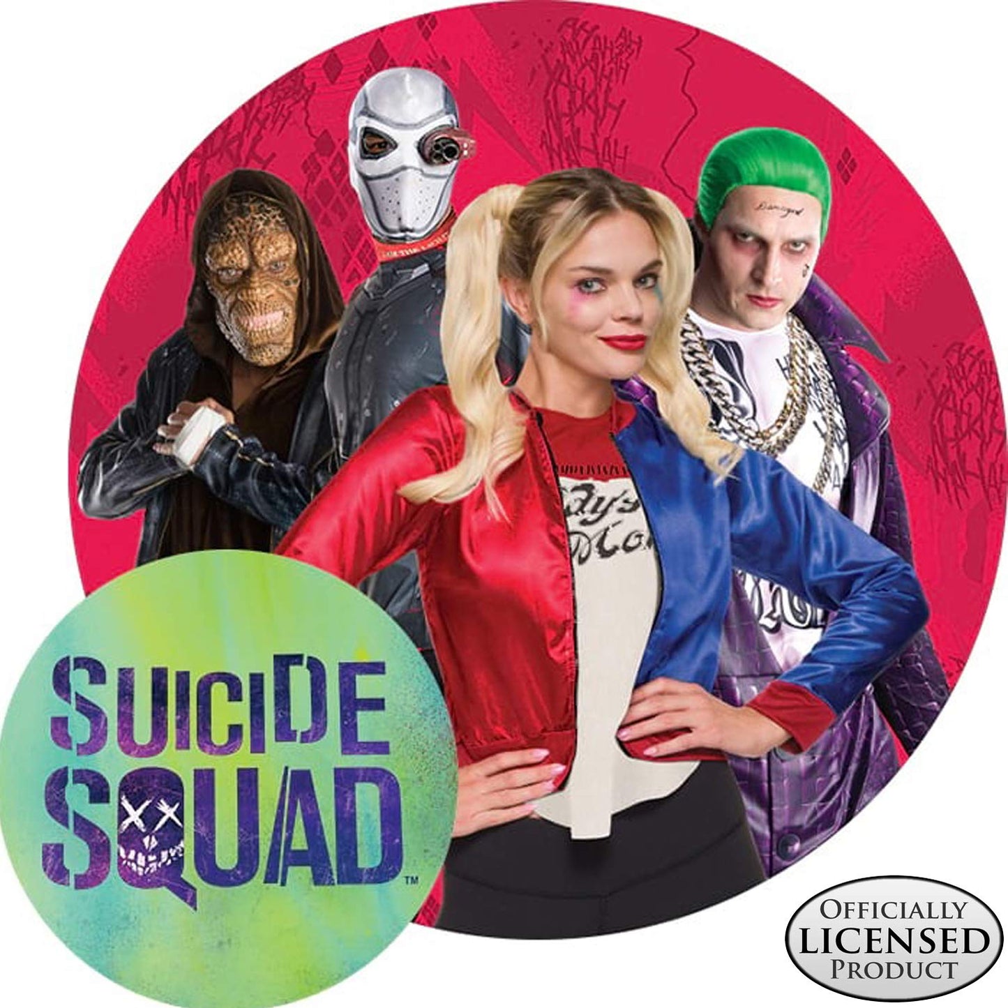 DC Villains Suicide Squad: The Joker Pet Costume for For Dogs or Cats by Rubies, XL