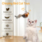 Wagcraze Chirping Bird, not Flapping Wings Door Hanging Cat Catnip Feather Toy - Interactive Cat Toys for Indoor Cats - Automatic Chirping Cat Toy for Cat Exercise & Kicker to Self Play (Blue New)