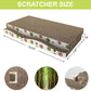 TIMHAKA Cat Scratching Board, Corrugate Cat Scratcher for Indoor Cats with Catnip, Cat Scratch Pad with Premium Scratch Textures Design, Cardboard Cat Scratcher with Double-Sided Usability (Pack of 2)