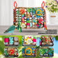 Bird Toys Bird Foraging Toys for Parakeets Cockatiel Conures Lovebirds Bird Foraging Shredding Seagrass Wall with Various Toys for Birds