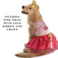 Rubie's Pink Princess Pet Costume, Large