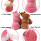 Small Dog Winter Booties, Cold Weahter Dog Shoes for Small Dogs, Boots for Cats, Yorkie, Chihuahua Cozy Boots Pink Size 2
