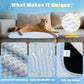 Nobleza Dog Cooling Pad, Durable Dog Chill Bed Leakproof Pet Cooling Mat Scratch-Resistant Design for Medium Dogs Cats Puppy in Hot Summer, Blue