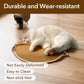 GooCare Cat Toy Scratcher Mat with Ball, 17" Size Natural Cotton Rope Dual Scratching Pad for Indoor Cats, Portable Furniture Protector for Wall, Carpets, Hand Washable (Yellow, 17"*17")