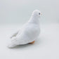 Simulation Stuffed Animal Toy - 8 inch Rock Pigeon, Cute Pigeon Gift (White)