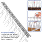 Bynccea Bird Spikes Stainless Steel Durable Bird for Small Birds, Poop-Disassembled Anti Bird Spikes Smooth Polishing Harmless Deterrent Nest Prevention Bird Off Spike