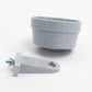 Lixit Quick Lock Removable Cage Bowls for Rabbits, Birds, Dogs, Cats, Gunea Pigs and Other Small Animals. (20oz, Granite)
