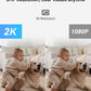 ORANZI WiFi Indoor Security Camera, Pet Camera with Phone APP, Pan/Tilt Wireless Cameras for Home Security 360, Smart Camera with Motion Detection, 2-Way Audio, Siren,Work with Alexa (not SD Card)