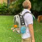 halinfer Portable Mini Fan for Cat Backpack Carrier, USB Rechargeable Battery Included Speed-Adjustable Fan for Pet Backpack