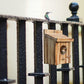Humming Bird Houses for Outdoor Hanging Small Bird Nesting Box - Wood Nest for Robin, Hummingbird, Parakeet, Bluebird - Perch House for Outdoors Birdhouse Birds - Made of Pine Wood