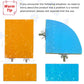 kathson Bird Perch Platform, Parrot Sanded Stand Wooden Corner Shelf Fan Shaped Cage Playground for Parrots Conures Budgies Parakeets Cockatiels Lovebirds
