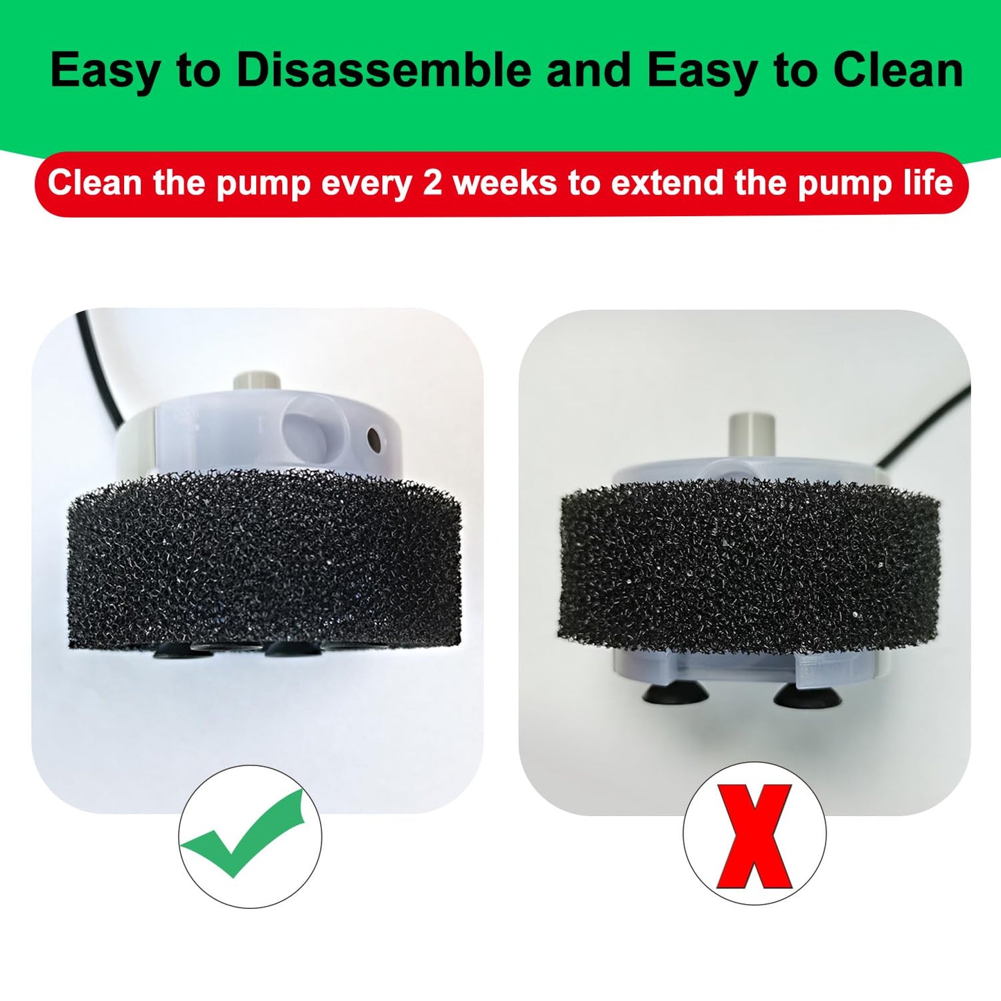 Cat Water Fountain Pump,Pet Water Fountain Pumps Replacement SMA-800 Submersible Motor,Cat Fountain Pump for Stainless Steel Cat Water Dispenser