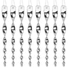 8 Pack Bird Reflective Rods for Outdoors, Woodpecker Deterrent Devices for House, Spiral Garden Bird Scare Reflectors, Hanging Mirror Twists for Yard, Patio, Garden, Farm, Decoration