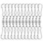 KUUQA 12 Pack Spinning Dual Clip Swivel Hooks for Wind Spinners, Hanging Windsock, Bird Feeders, Wind Chimes Crystal Twisters Party Supply