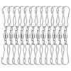 KUUQA 12 Pack Spinning Dual Clip Swivel Hooks for Wind Spinners, Hanging Windsock, Bird Feeders, Wind Chimes Crystal Twisters Party Supply