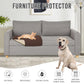Dog Bed Cover for Pets - Blankets Rug Pads for Couch Protection Waterproof Bed Covers Dog Blanket Furniture Protector Reusable Changing Pad (Brown+Beige, 20"x30")