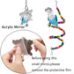 Bird Parakeet Cockatiel Toys, ESRISE Parrots Cage Hammock Swing Climbing Ladders Wooden Perch Chewing Toy for Budgerigar, Conures, Love Birds, Budgies