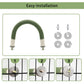 DVHEY Bird Stand Perch U Shape Hemp Rope Green Wood Parrot Perches for Small Birds,Parakeets Macaw Cockatiels Conures Love Birds Finches,Bird Training Educational Stand Toys (Small,1 Pack)