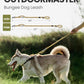 OutdoorMaster Bungee Dog Leash, Heavy Duty Dog Leash with Shock Absorption, 2 Padded Handles Training Leash, Improved Dog Safety and Comfort - Khaki Upgraded, 4 FT