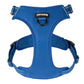 Voyager No Pull Dog Harness for Large Dogs, Dual Leash Attachments, Adjustable Soft but Strong Pet Harness with 3M Reflective Technology, Royal Blue Lattice Nylon, M (Chest: 20-25")