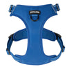 Voyager No Pull Dog Harness for Large Dogs, Dual Leash Attachments, Adjustable Soft but Strong Pet Harness with 3M Reflective Technology, Royal Blue Lattice Nylon, M (Chest: 20-25")